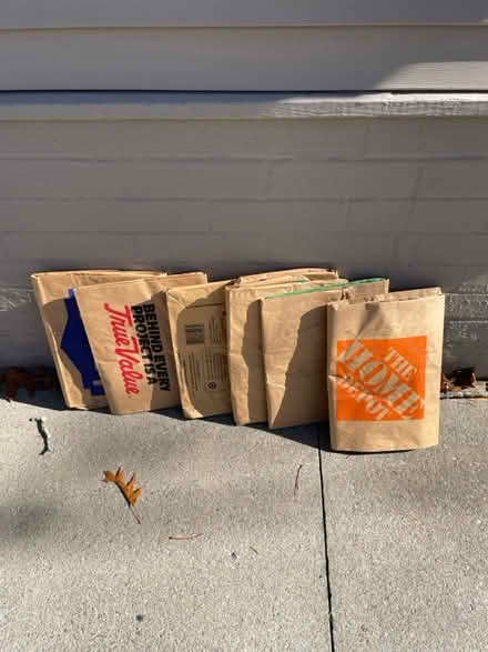 Photo of free 6 leaf bags (NE Ithaca) #1