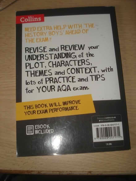 Photo of free The History Boys Snap revision book (Barming ME16) #2