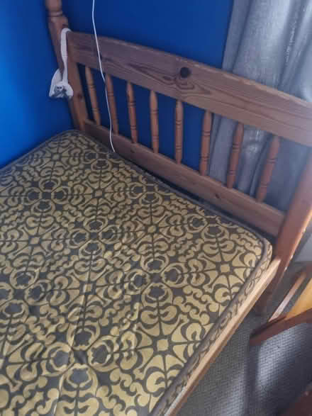 Photo of free Single bed frame and mattress (Tonbridge) #2