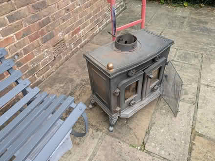 Photo of free Old woodburning stove (Bury village RH20) #2