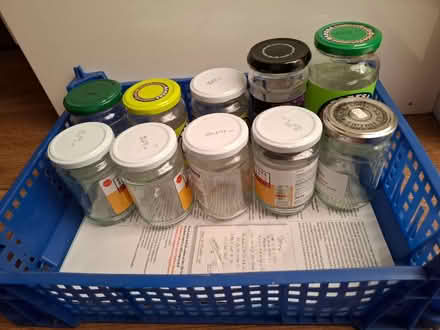 Photo of free Glass jars with lids (Slough, near Horlicks) #1