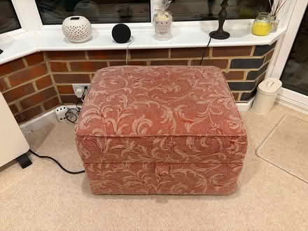 Photo of free 2 seater, armchair and storage footstool (Rooksdown RG24) #2