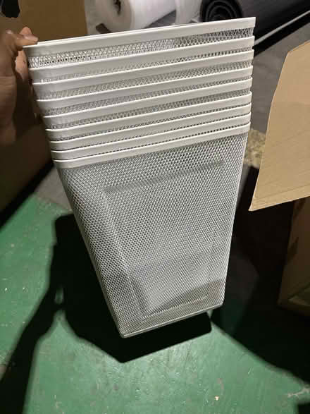 Photo of free White mesh bins (x9) (SW14 7EX) #1