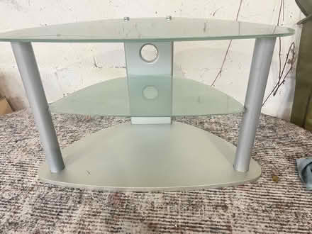 Photo of free Glass TV stand (Shapwick TA7) #2
