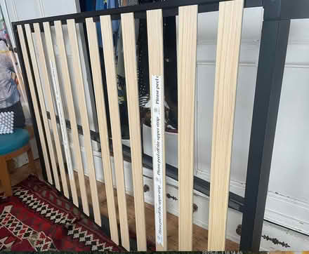 Photo of free double mattress and base (Chelsea SW10) #1