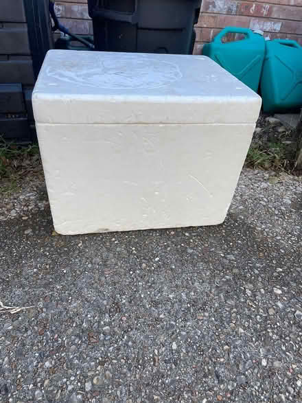 Photo of free Large styrofoam ice chest (Woodway) #1