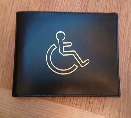 Photo of free Leather disabled badge holder (North Hinksey OX2) #1