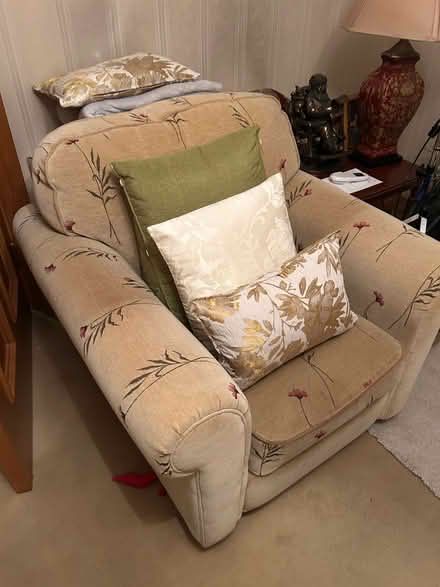 Photo of free Immaculate three piece suite (Model Farm road) #2