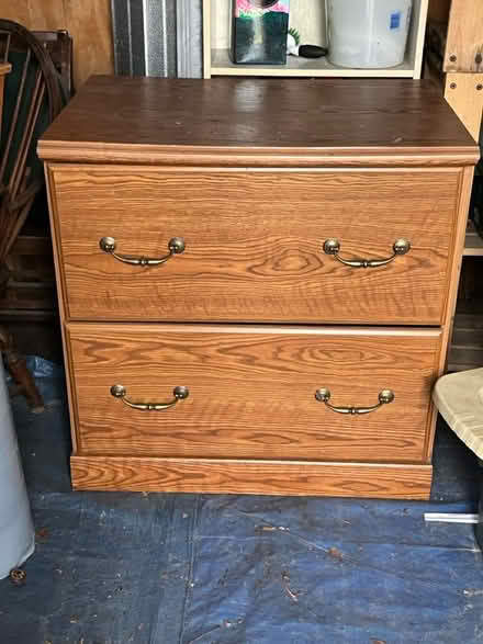 Photo of free Wood Lateral file cabinet (Rhinebeck village) #1