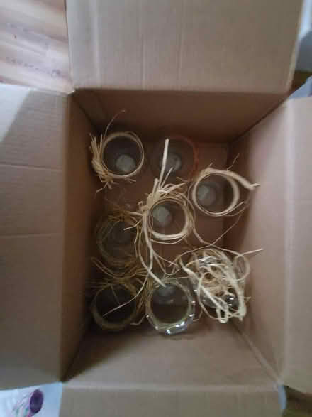Photo of free 31 Glass Vases with Raffia (Marcus Wehrenberg Ronnies) #4