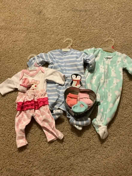 Photo of free 0-3 month old clothing (Spring) #1