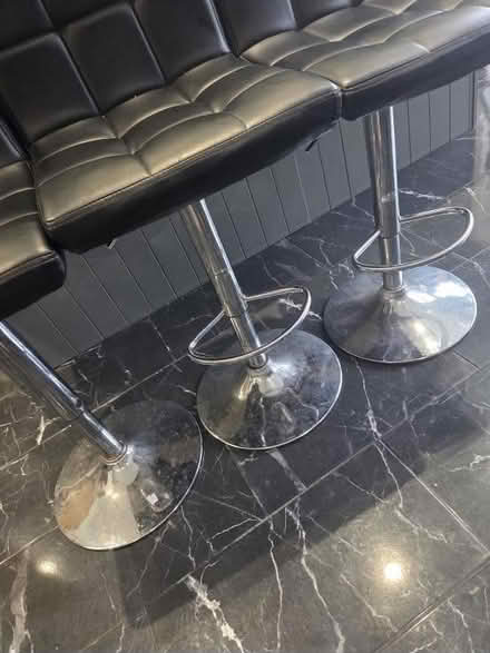 Photo of free 3 bar stools (Tyldesley) #2