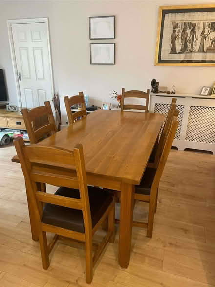 Photo of free Dining table and chairs (Twiss Green WA3) #2
