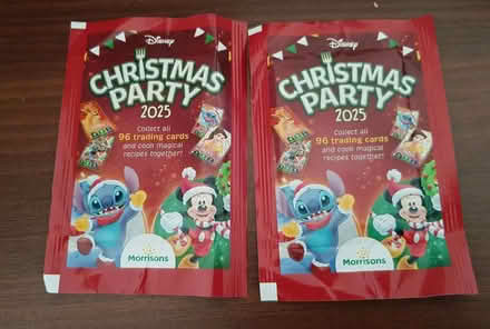 Photo of free Disney Christmas Party Trading Cards x 2 packs - Lordswood (Lords Wood ME5) #1