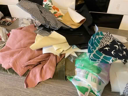 Photo of free Assorted fabric scraps (Mackworth Derby) #1