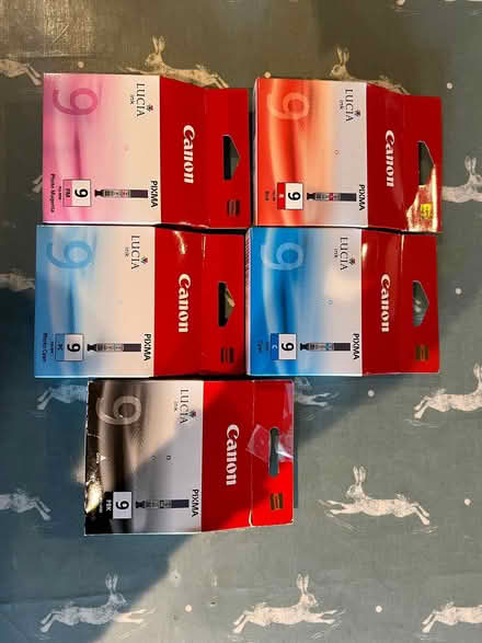Photo of free 5 brand new Canon Pixma number 9 photo inks + half used ones (Clevelode WR13) #3