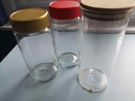 Photo of free Glass storage jars x3 (Odd Down, BA2) #1