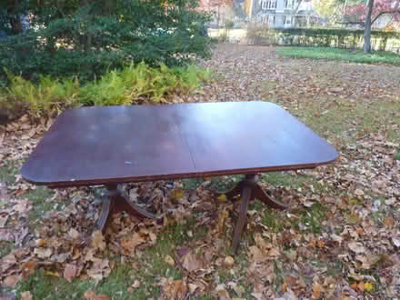Photo of free mahogany dining table (North Plainfield) #1