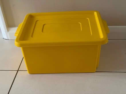 Photo of free Lidded storage box (Weybridge KT13) #1