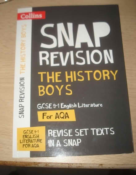 Photo of free The History Boys Snap revision book (Barming ME16) #1