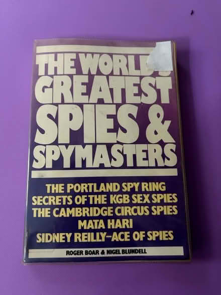 Photo of free The Worlds Greatest Spies book (Westbury Wilts BA13) #1