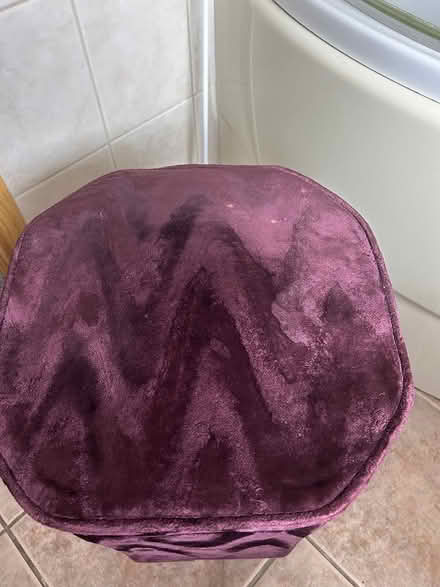Photo of free Purple storage stool (Moggerhanger, MK44) #4