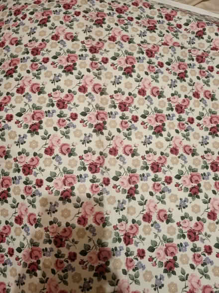 Photo of free Rose print cotton fabric (Enfield EN1) #1