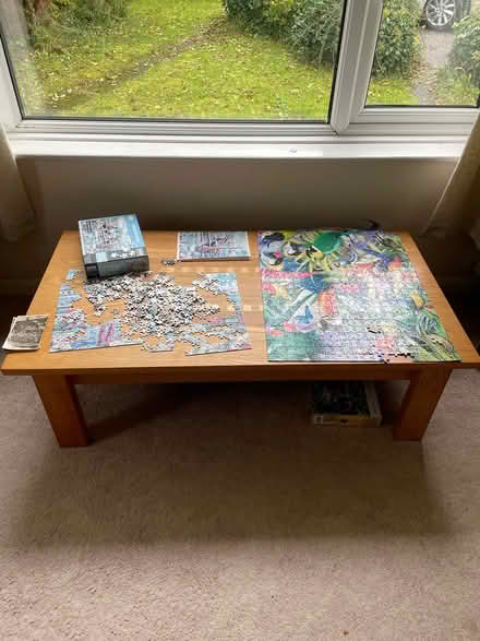 Photo of free Dining table, sofa, armchairs, desk (Rock, Cornwall) #2