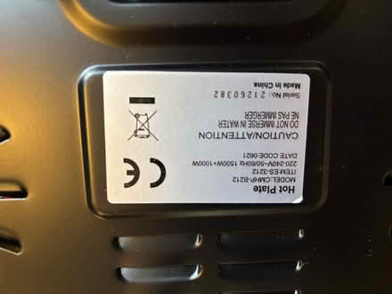 Photo of free Cuisimax, Portable Double Hot Plate for cooking (Puckeridge SG11) #4