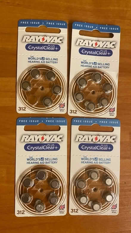 Photo of free Rayovac hearing aid batteries (Whinfield DL1) #1