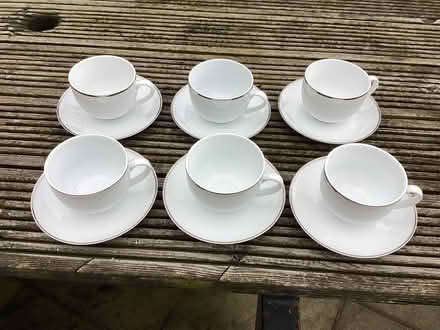 Photo of free Set of 6 cups and saucers (Areley Kings DY13) #1