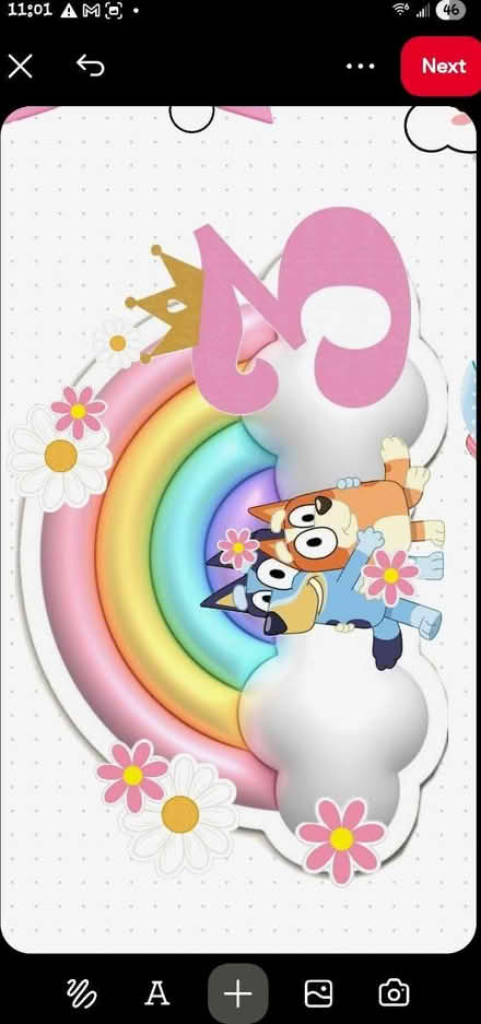 Photo of rainbow, clouds, bluey, bingo (Des Plaines il) #1