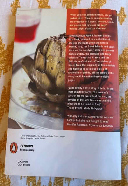 Photo of free Elizabeth David Cookbook (L26) #2