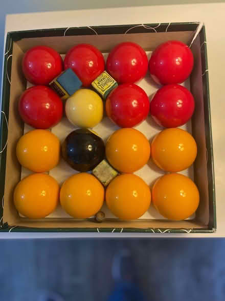 Photo of free 3/4 size Pool ball set (Haywards Heath RH16) #3