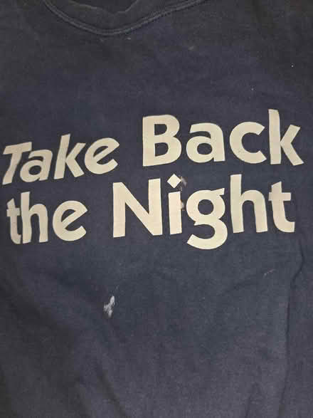 Photo of free Take Back The Night shirt (Uphams Corner dorchester) #2