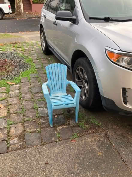 Photo of free Outdoor Plastic kids chair (West End of San Rafael) #1
