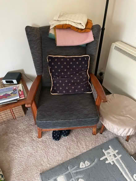 Photo of free Dining table, sofa, armchairs, desk (Rock, Cornwall) #3