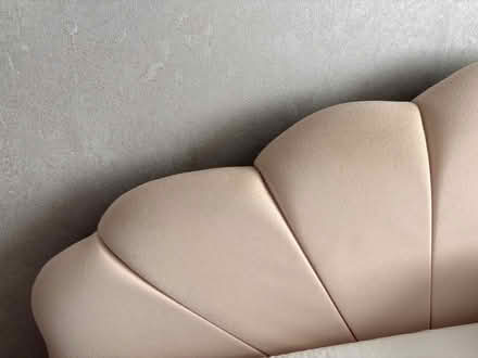 Photo of free Cream velour headboard fouble (CW5) #1