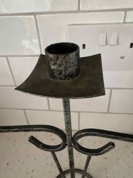 Photo of free Brushed metal candelabra (Boxmoor, Hemel Hempstead) #2