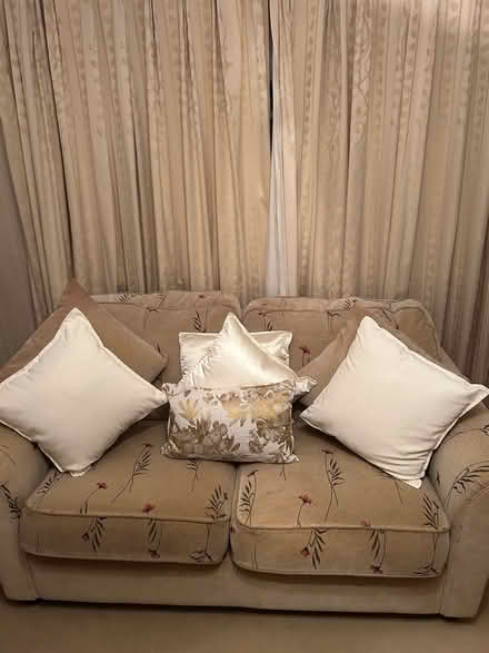 Photo of free Immaculate three piece suite (Model Farm road) #4