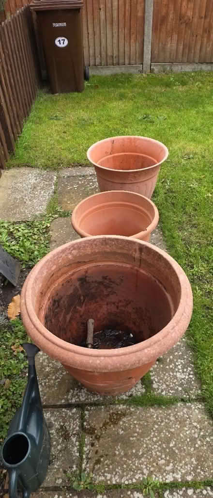 Photo of free Large plant pots (Farnborough) #2