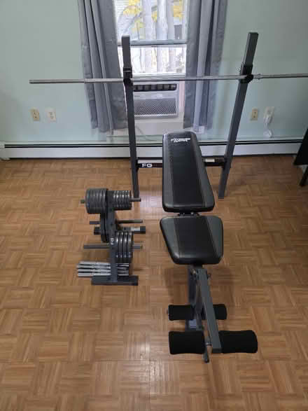 Photo of free Bench and weights + weight rack (Southington) #1