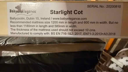 Photo of free Baby Crib (needs a small repair) (Sandymount) #3