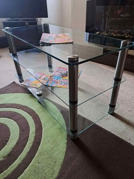 Photo of free Glass coffee table (Crewton DE24) #1