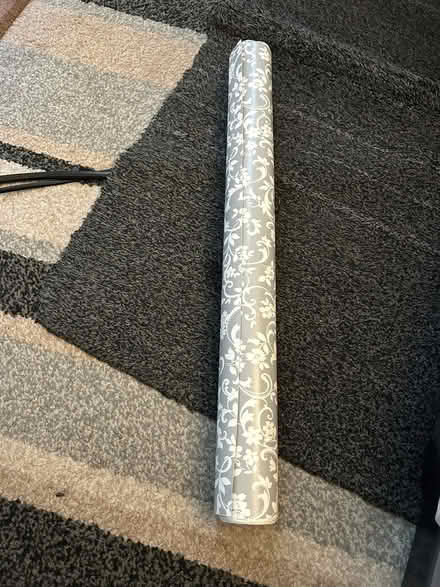 Photo of free Fablon grey floral (Jennetts park RG12) #1