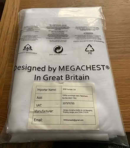 Photo of free White Voile - 2 panels (Swannington LE67) #2