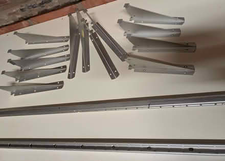 Photo of free Aluminium shelf supports and brackets (Finstall B60) #1