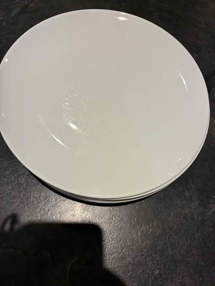 Photo of free 6 white dinner plates (St Albans) #1