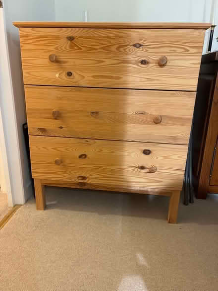 Photo of free IKEA pine chest of drawers (G64 1PN.) #1