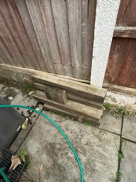 Photo of free Large sleeper type planks of wood (L11) #1